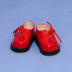 Красные полуботиночки